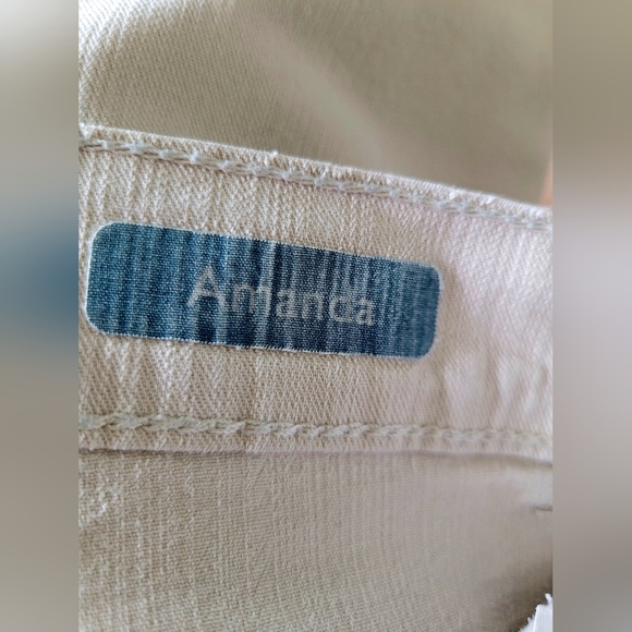 Gloria Vanderbilt Amanda Women's Classic Jeans Stonewood/Cream Stretch Cotton 14 - Picture 12 of 16